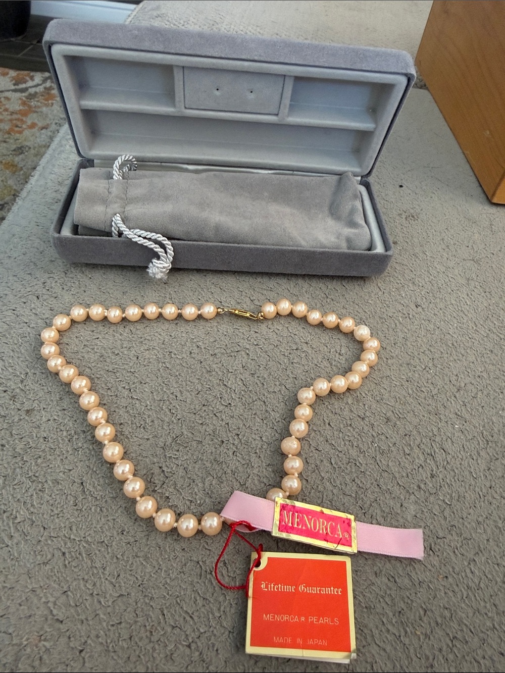 Vintage Menorca pearls made in Japan